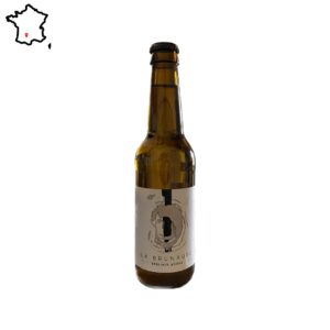 une bouteille de bière artisanale la brunaude fabriquée à Coufouleux
