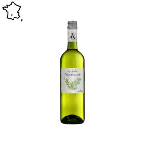 bouteille de vin blanc sec les jardins de Rochegude du domaine gayrel à gaillac