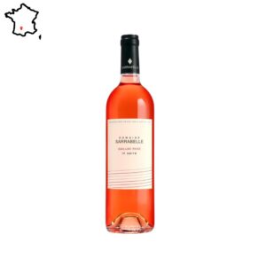 bouteille de vin rosé gamme in sarra du domaine sarrabelle à gaillac dans le Tarn